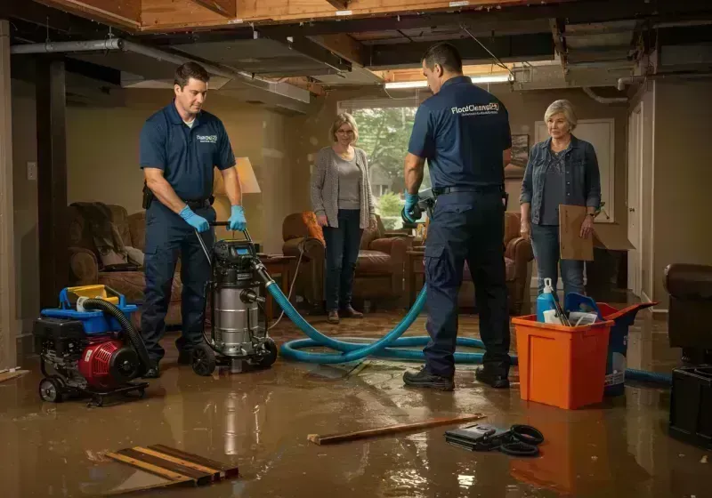 Basement Water Extraction and Removal Techniques process in Clay County, WV